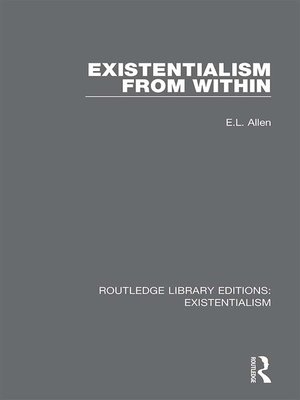 cover image of Existentialism from Within